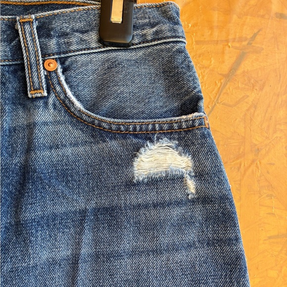 7 For All Mankind Denim Mini Skirt Size 27 - Picture 3 of 5